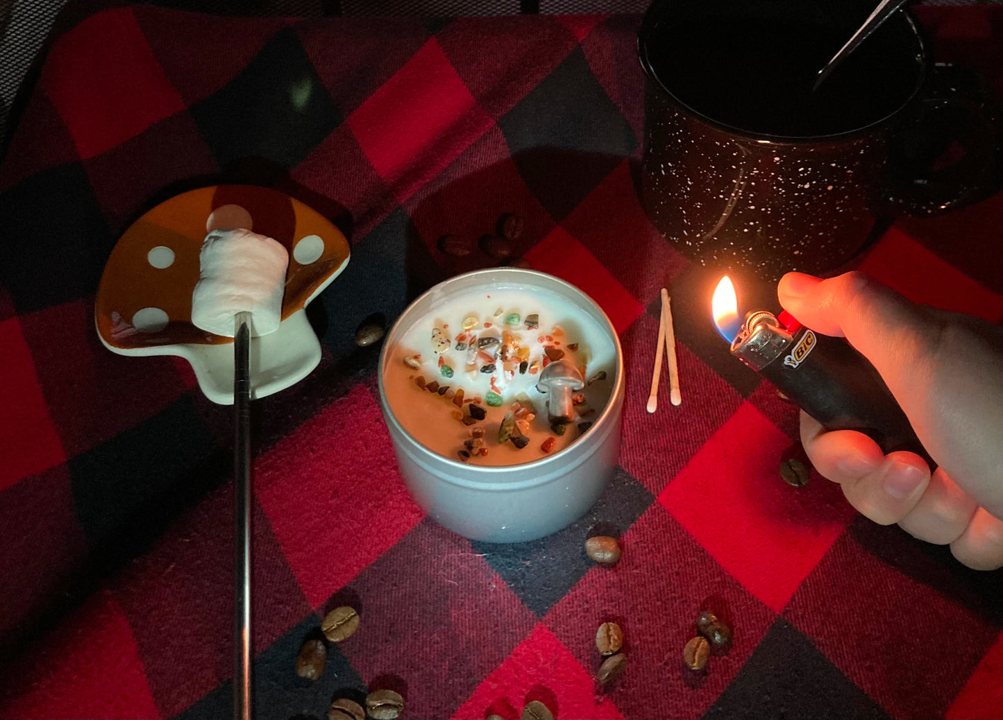 Campfire Ghost Story Candle Tins